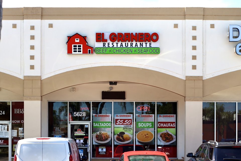 El Granero Restaurant storefront in Miami Lakes